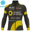 Maillot Cyclisme Hiver + Collant à Bretelles 2017 Direct Energie N001